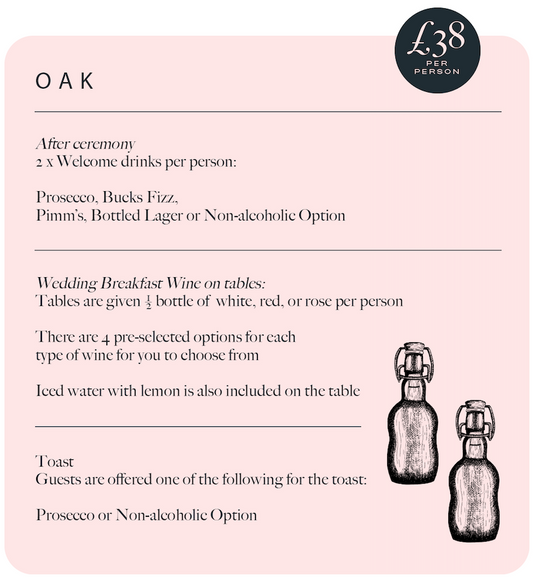 Oak - Drinks Packages